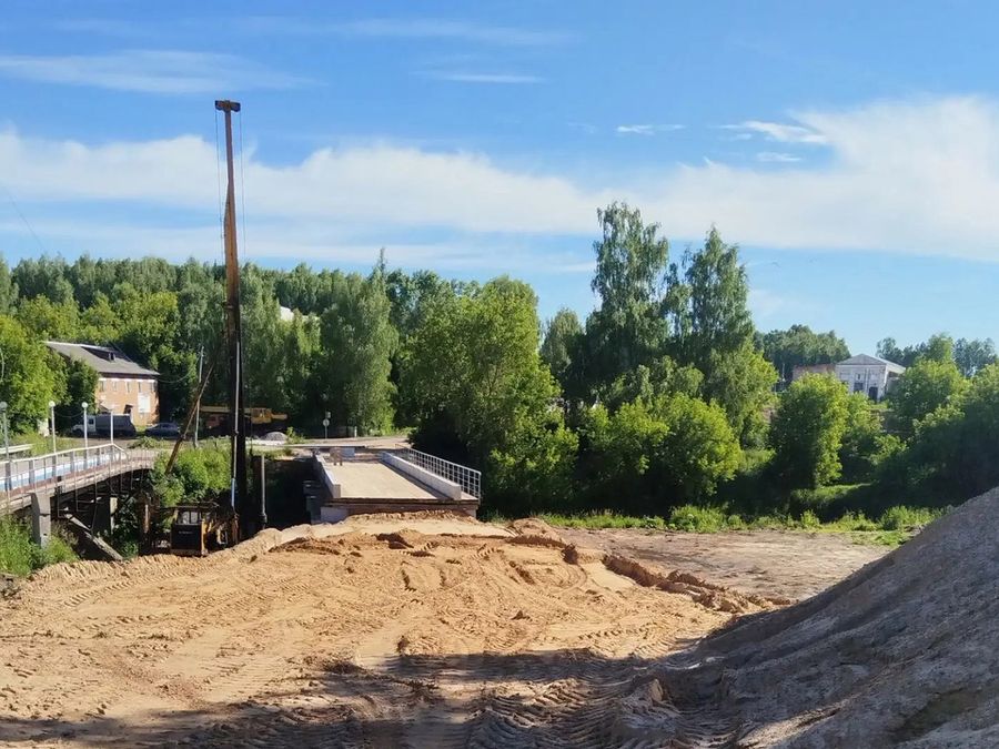 Ремонт моста в Ново-Писцово