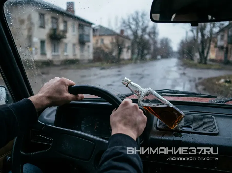 Пьяный водитель в Приволжске направил машину на полицейского