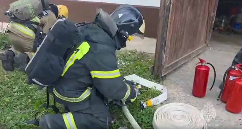 Дым над улицей Смирнова в Иванове - что горело в «Водоканале»
