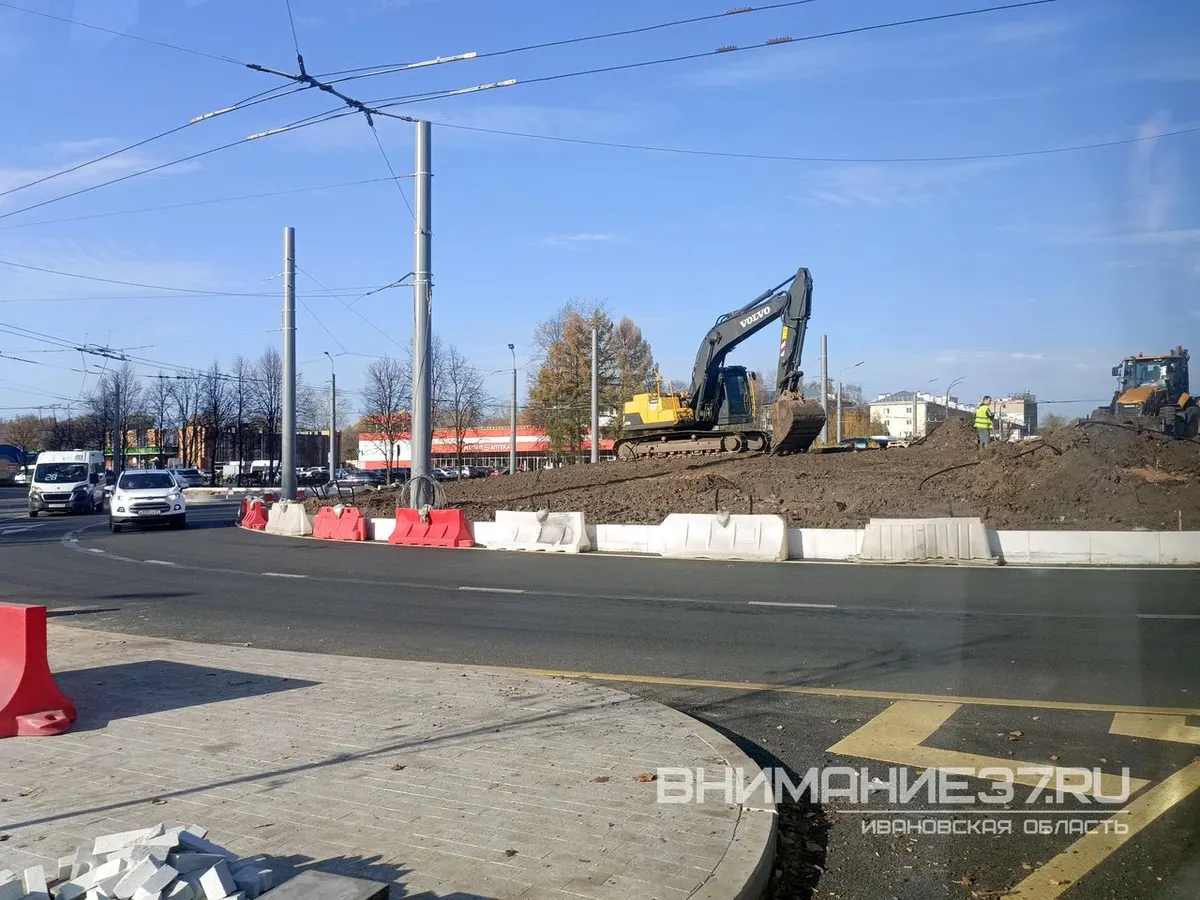 Кольцо на Лежневской в Иванове готово более чем на 90 процентов