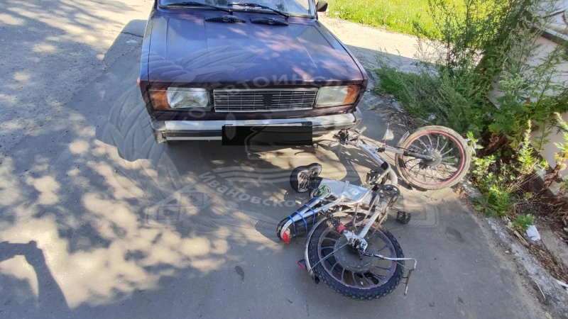 Пьяный велосипедист врезался в авто в Кинешме