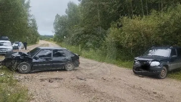 В Верхнеландеховском районе лобовое столкновение отправило пассажирку в больницу
