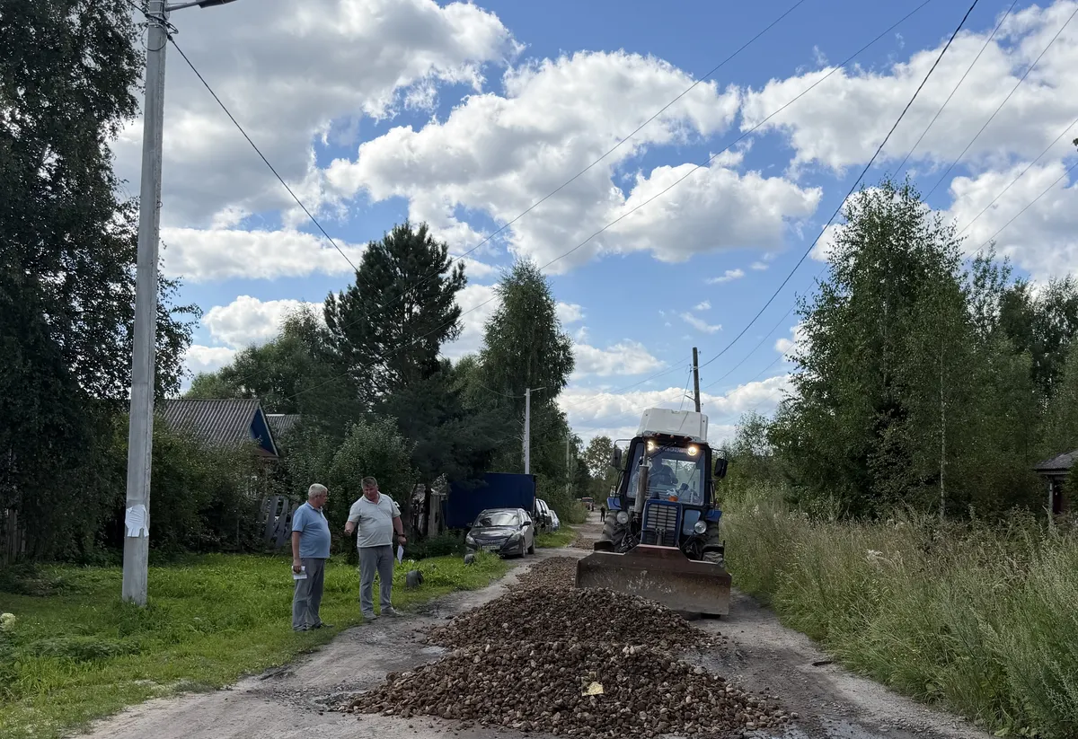 В Вичуге отсыпали щебнем шесть улиц частного сектора — фото 1 из 3