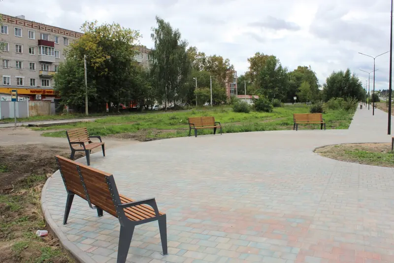 В Кинешме сквер на Гагарина готовят к открытию? — фото 3 из 6