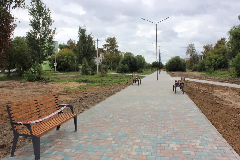 В Кинешме сквер на Гагарина готовят к открытию? — фото 1 из 6