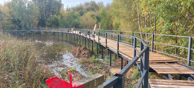 В Пучеже строят пешеходную тропу над водой — фото 1 из 7