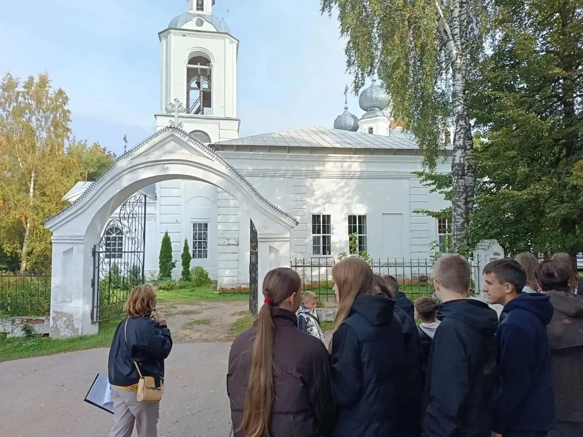 Наволокские школьники открыли непривычный облик родного города