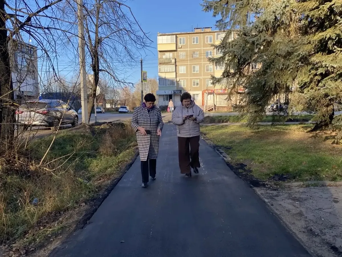 На Маевке в Вичуге начали ремонт дороги и тротуаров