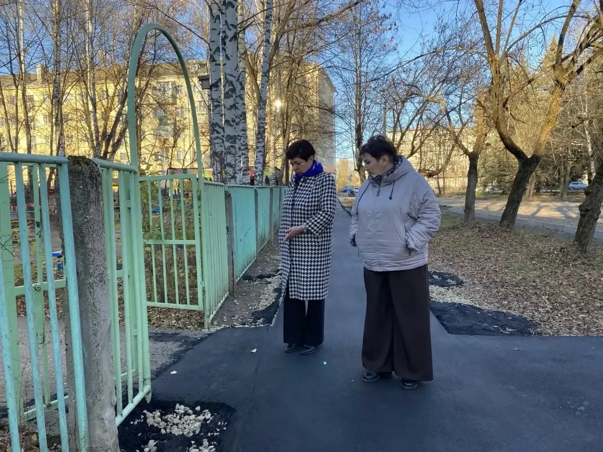 На Маевке в Вичуге начали ремонт дороги и тротуаров