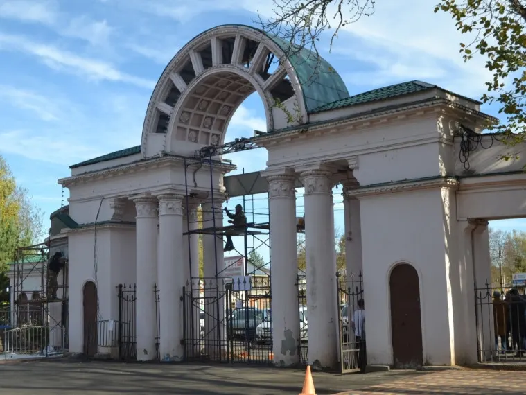 Центральный вход парка Степанова в Иванове обновят до конца ноября