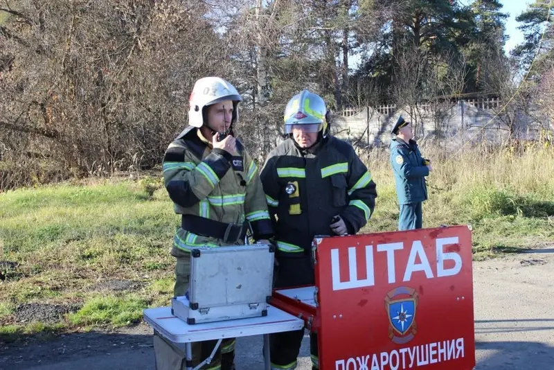 Учения по ликвидации последствий ДТП в Ивановской области — фото 8 из 8