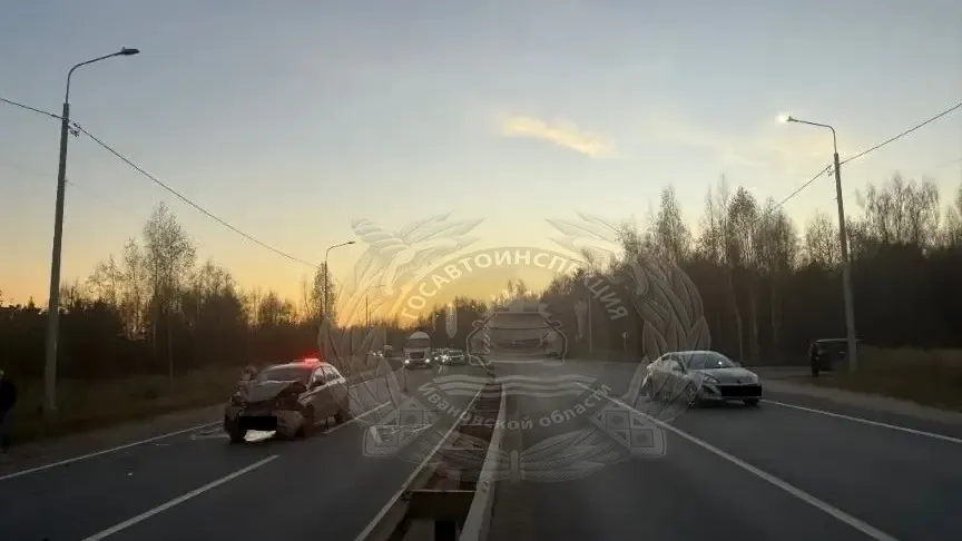 В Ивановском округе иномарка протаранила «Ладу» с ребёнком