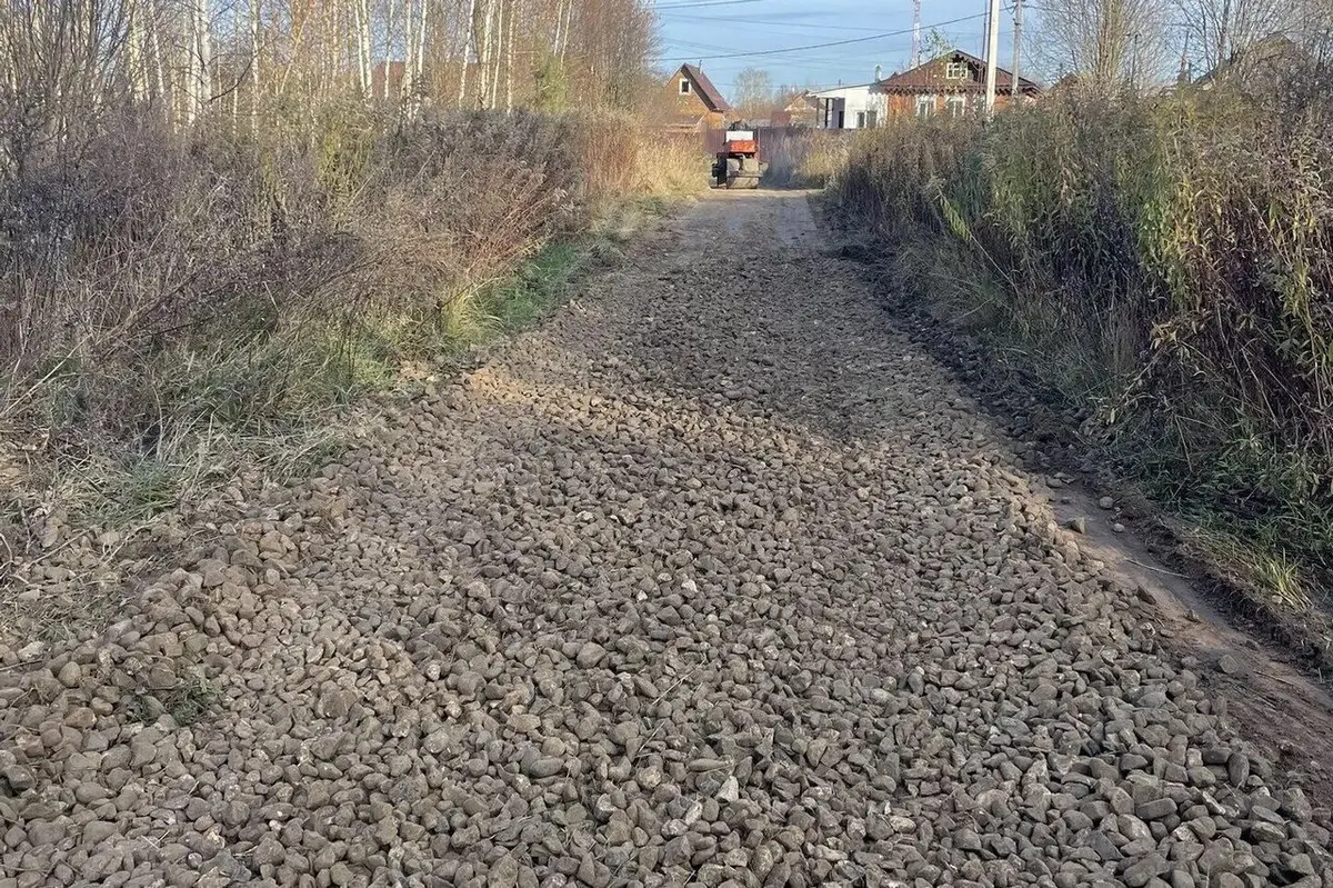 В Наволоках привели в порядок дорогу, спасавшую от пробок в День города